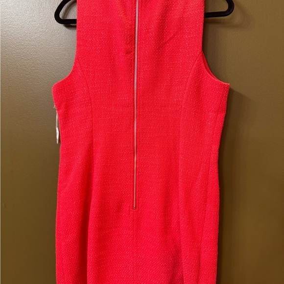Jason Wu Vibrant Red Double-Breasted Vest Dress - Picture 2 of 4